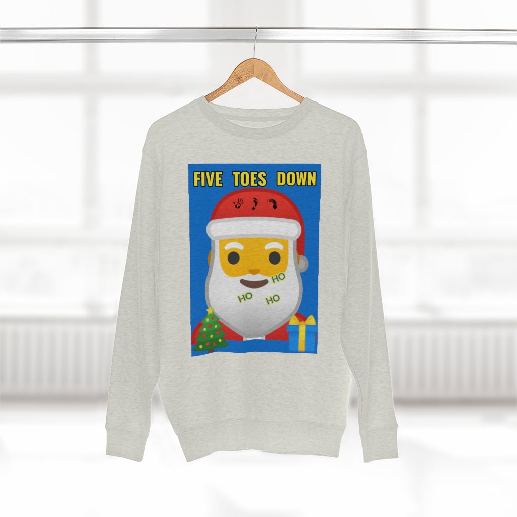 Five Toes Down Santa Unisex Sweatshirt