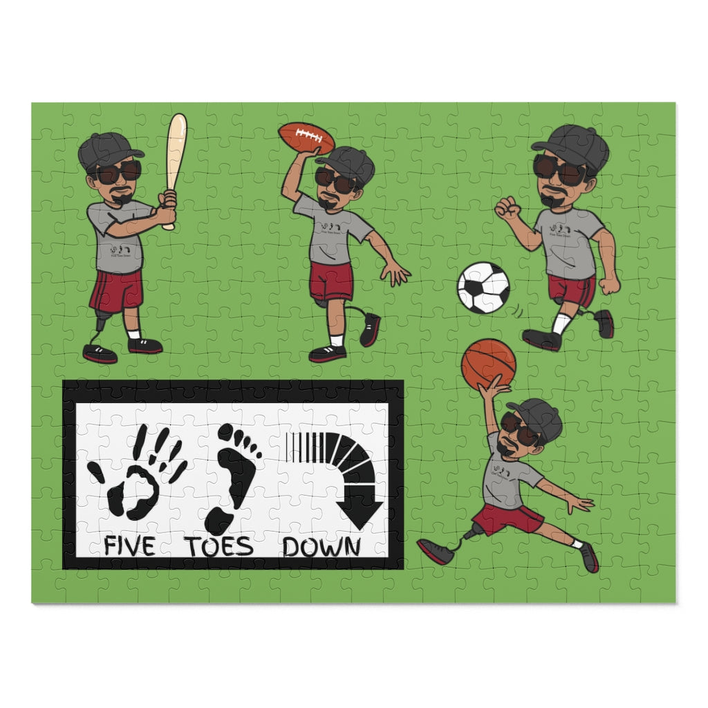 Five Toes Down Sports 252 Piece Puzzle