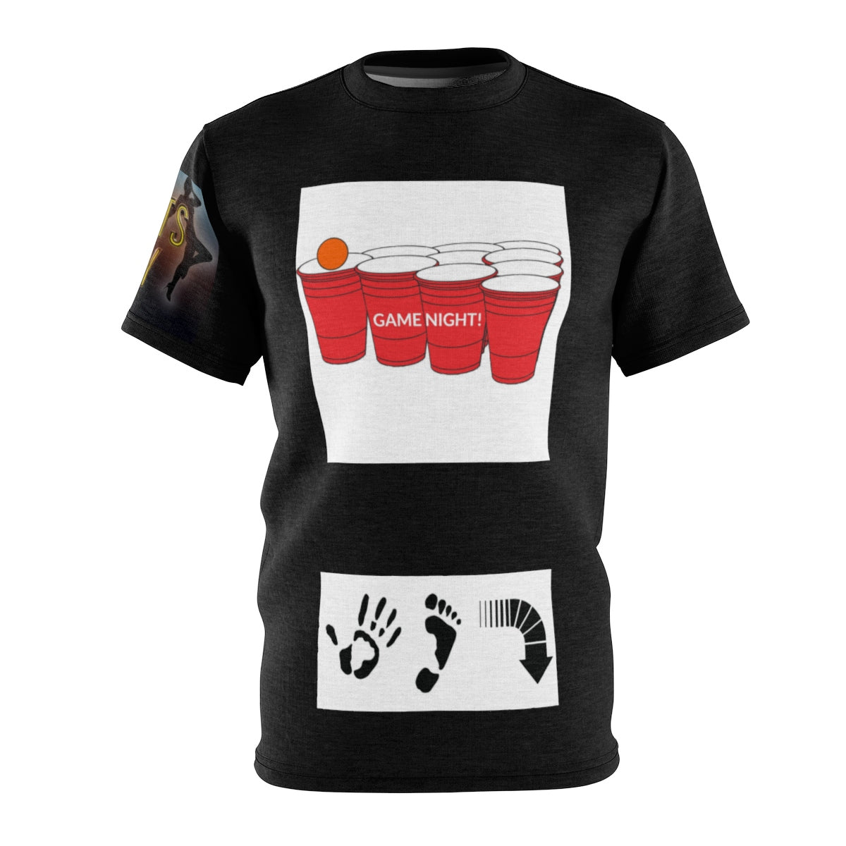 Five Toes Down Game Unisex Cut & Sew Tee