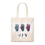 Five Toes Down Hands Tote Bag - Vintage