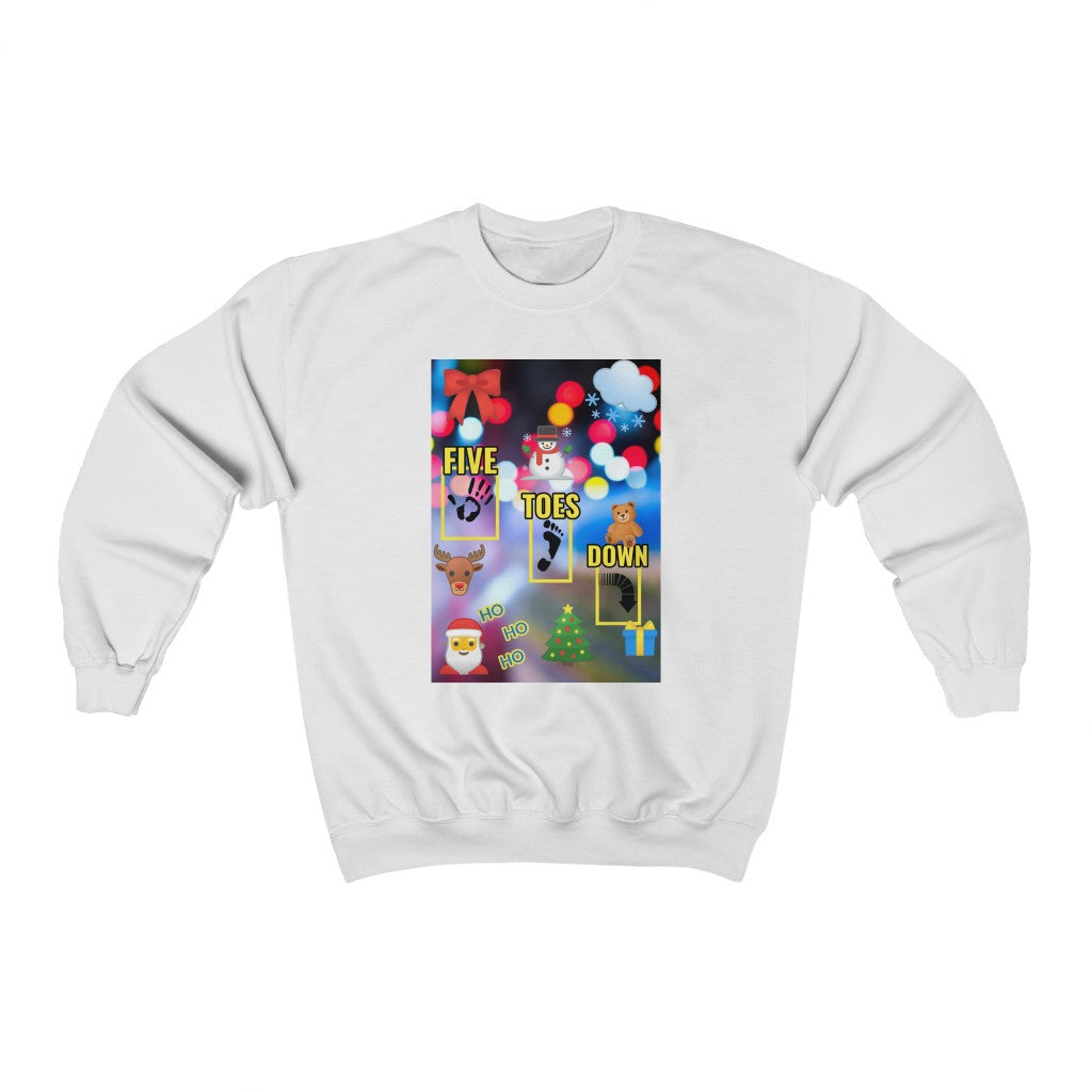 Five Toes Down Logo Christmas Unisex Heavy Blend Sweatshirt