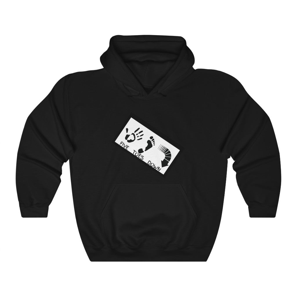 Five Toes Down Logo Unisex Heavy Blend Hooded Sweatshirt
