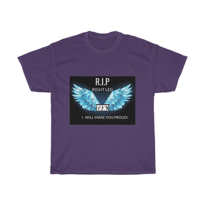 Five Toes Down R.i.p Right Leg Unisex Tee