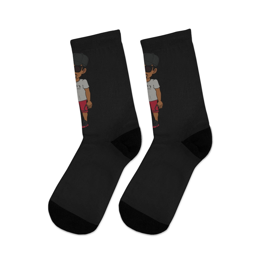 Five Toes Down Henry The Amputee Socks blk