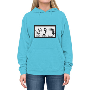 Five Toes Down Logo Unisex Lightweight Hoodie