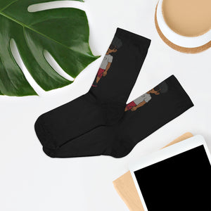 Five Toes Down Henry The Amputee Socks blk