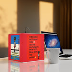 Five Toes Down Inspiration Personalized Lamp Red