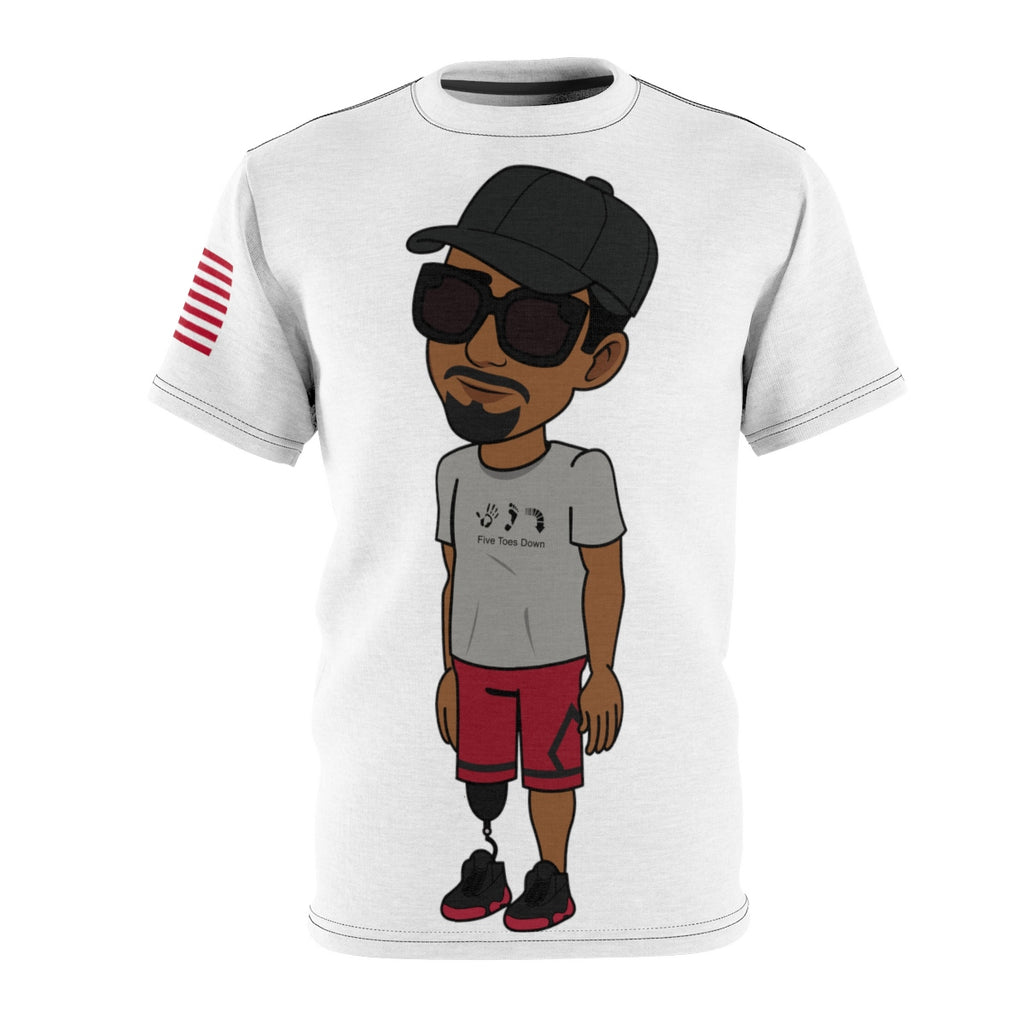 Five Toes Down Henry Unisex Cut & Sew Tee