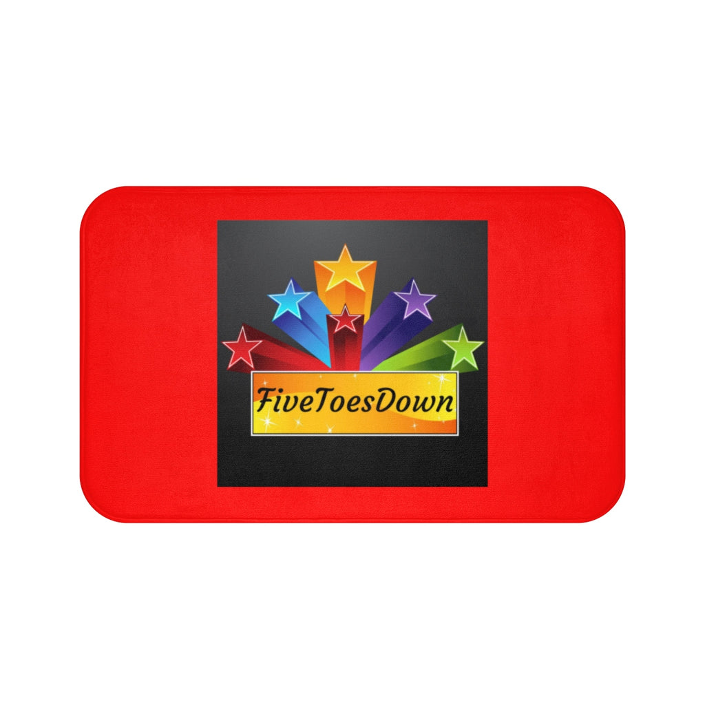 Five Toes Down Star Bath Mat