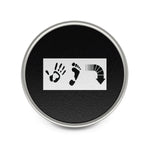 Five Toes Down Metal Pin