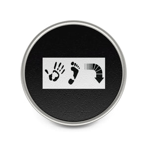 Five Toes Down Metal Pin