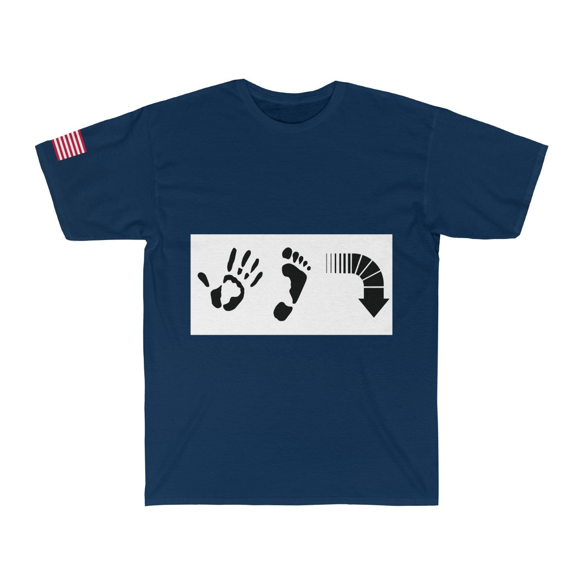 Five Toes Down Men's Surf Tee