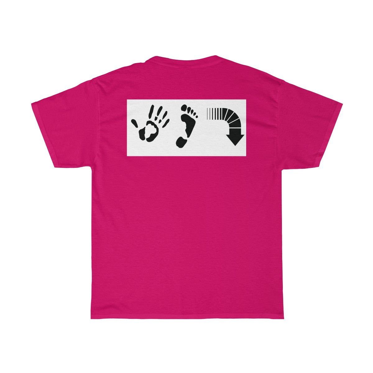 Five Toes Down I'm Mad Unisex Tee (Front/Back)