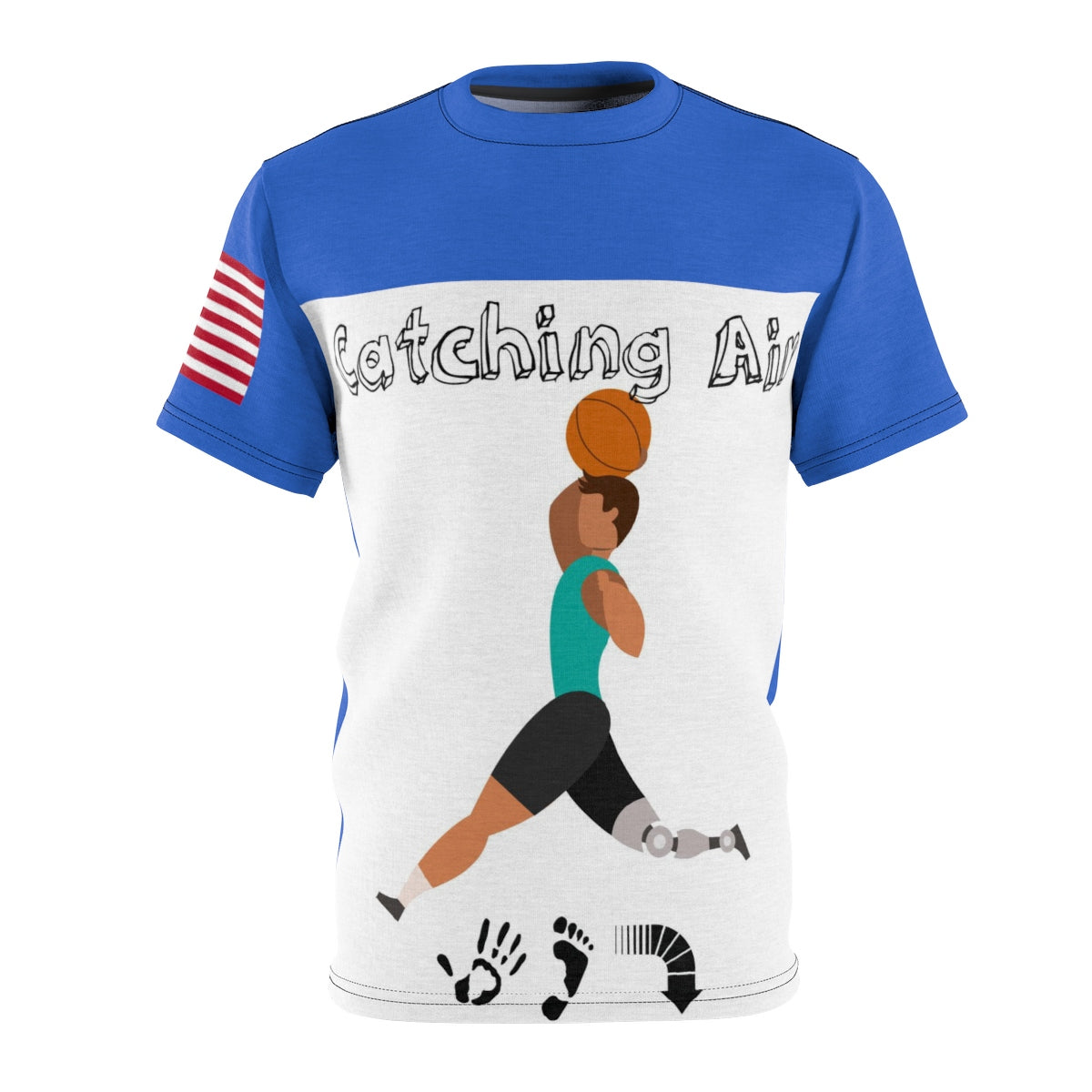 Five Toes Down Catching Air Unisex Cut & Sew Tee