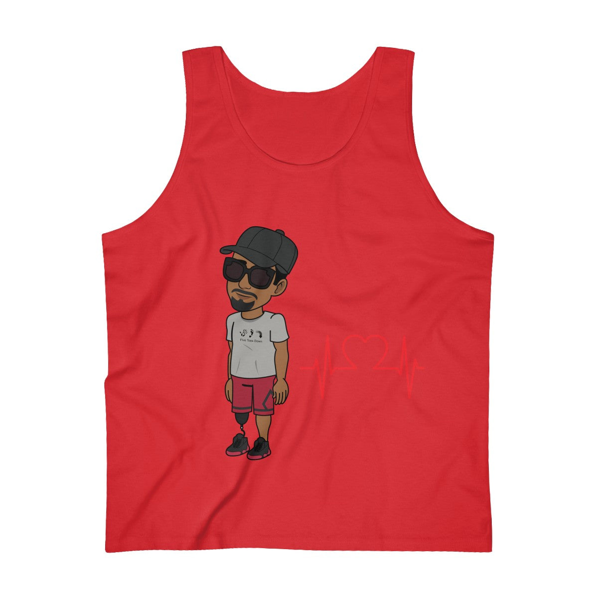 Five Toes Down Henry Ultra Cotton Tank Top