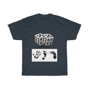 Five Toes Down Dice Unisex Tee