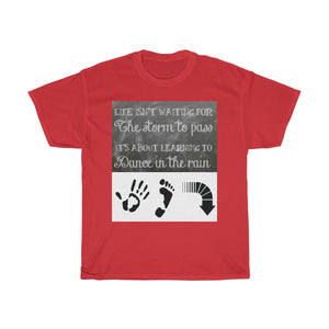 Five Toes Down Life is a Storm Unisex Tee