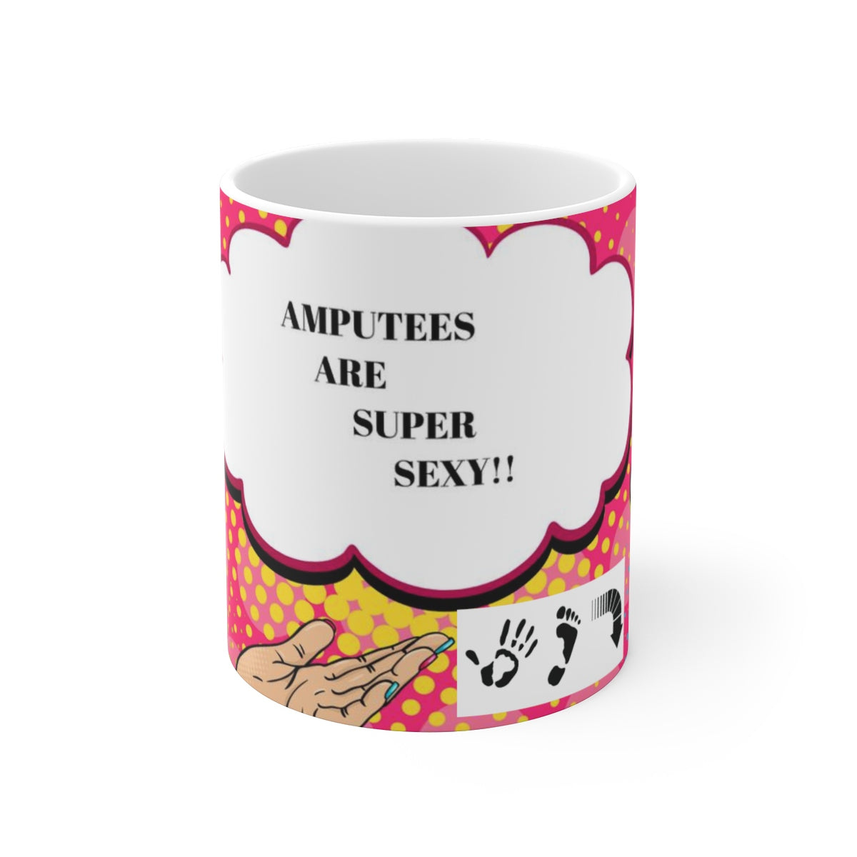 Five Toes Down Amp Sexy White Ceramic Mug