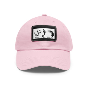 Five Toes Down Logo Hat with Leather Patch