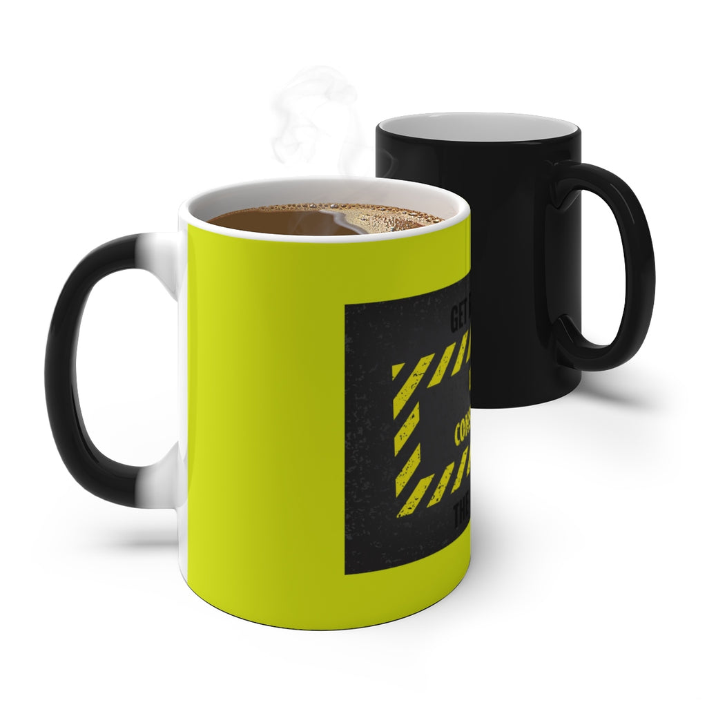 Five Toes Down Under Construction Color Changing Mug