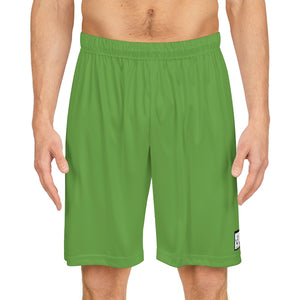 Five Toes Down Basketball Shorts Green