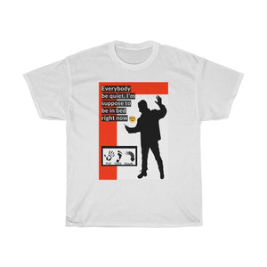 Five Toes Down Be Quiet Heavy Cotton Tee