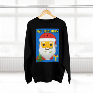 Five Toes Down Santa Unisex Sweatshirt