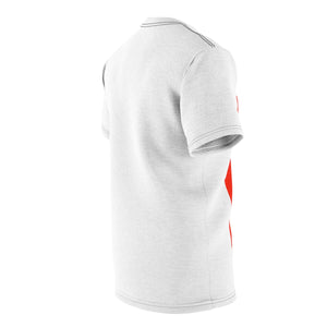 Five Toes Down Vertical Unisex Cut & Sew Tee