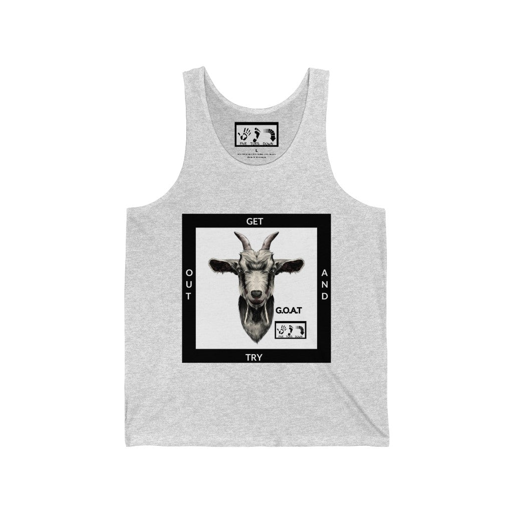 Five Toes Down G.O.A.T Unisex Jersey Tank