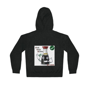 Five Toes Down Sauce Unisex Lightweight Hoodie(Back)