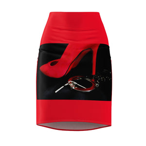 Five Toes Down Sexy Women's Pencil Skirt
