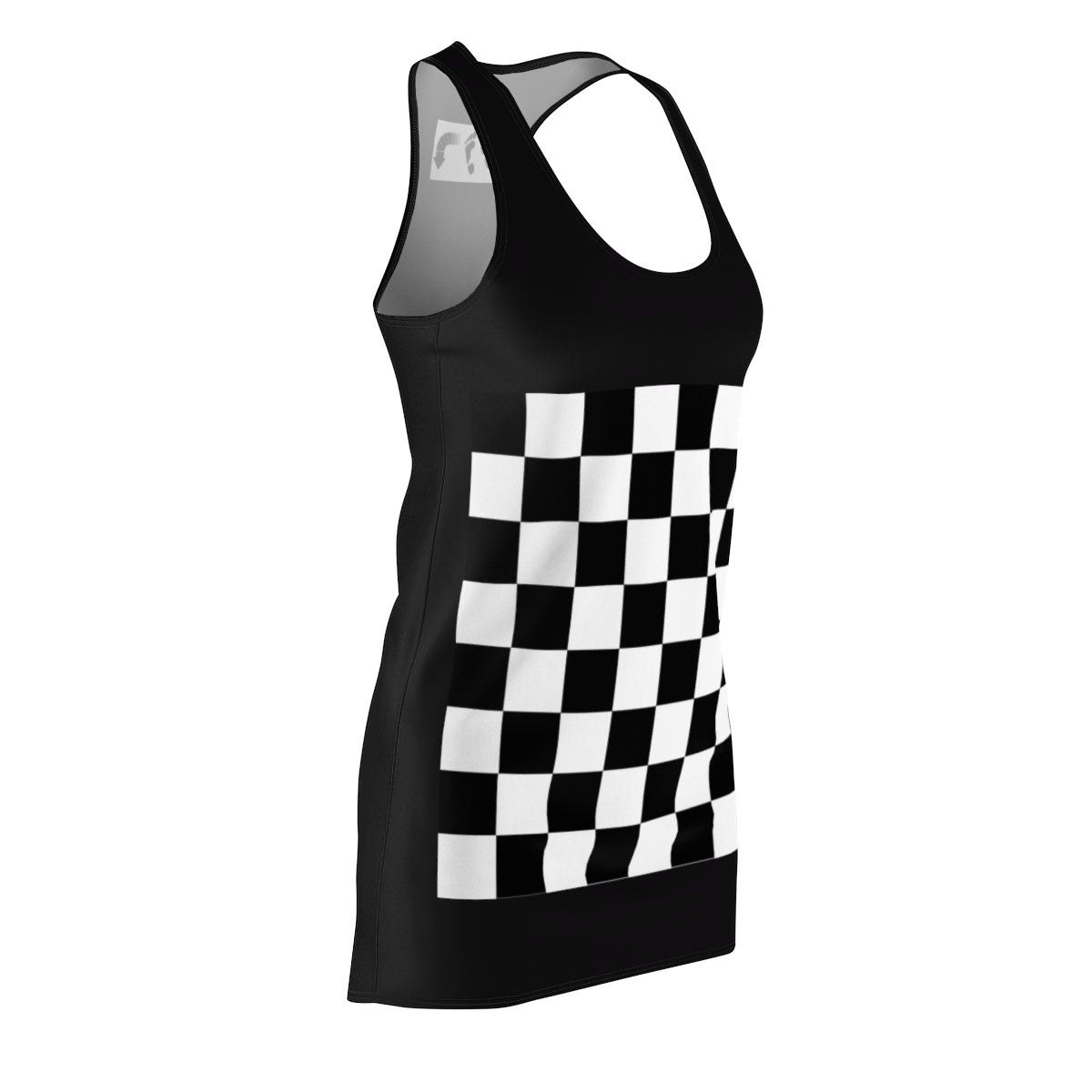 Five Toes Down Blk Cut & Sew Racerback Dress