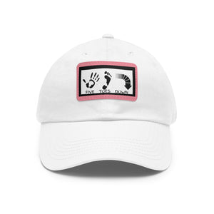 Five Toes Down Logo Hat with Leather Patch