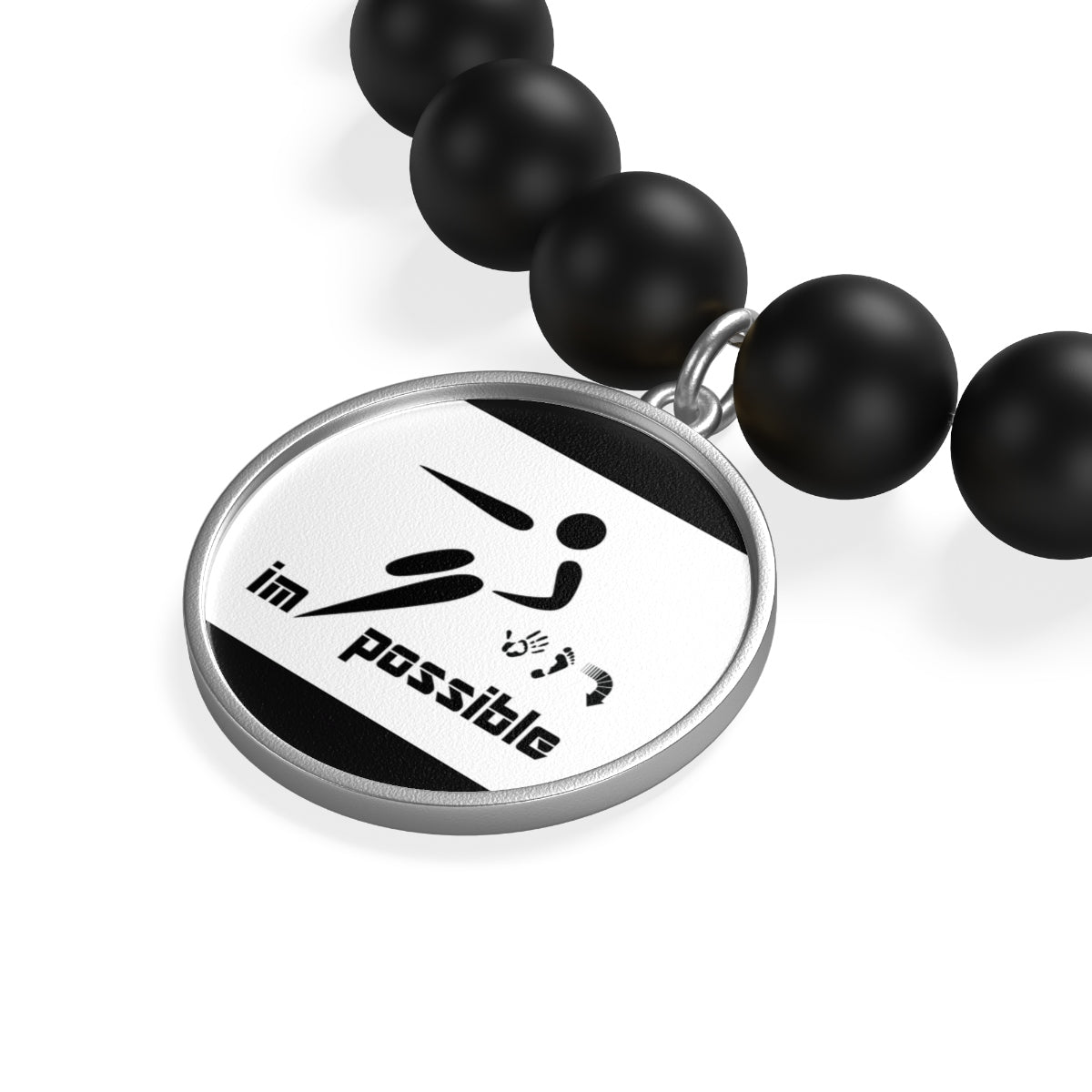 Five Toes Down Possible Matte Onyx Bracelet