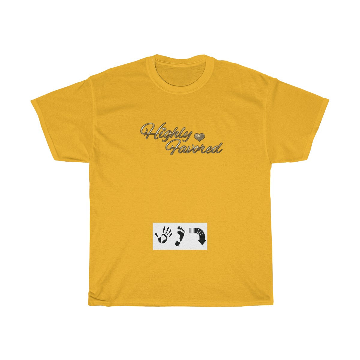 Five Toes Down Highly Favored Unisex Tee