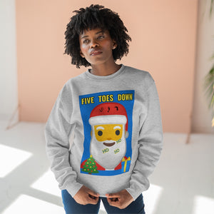 Five Toes Down Santa Unisex Sweatshirt