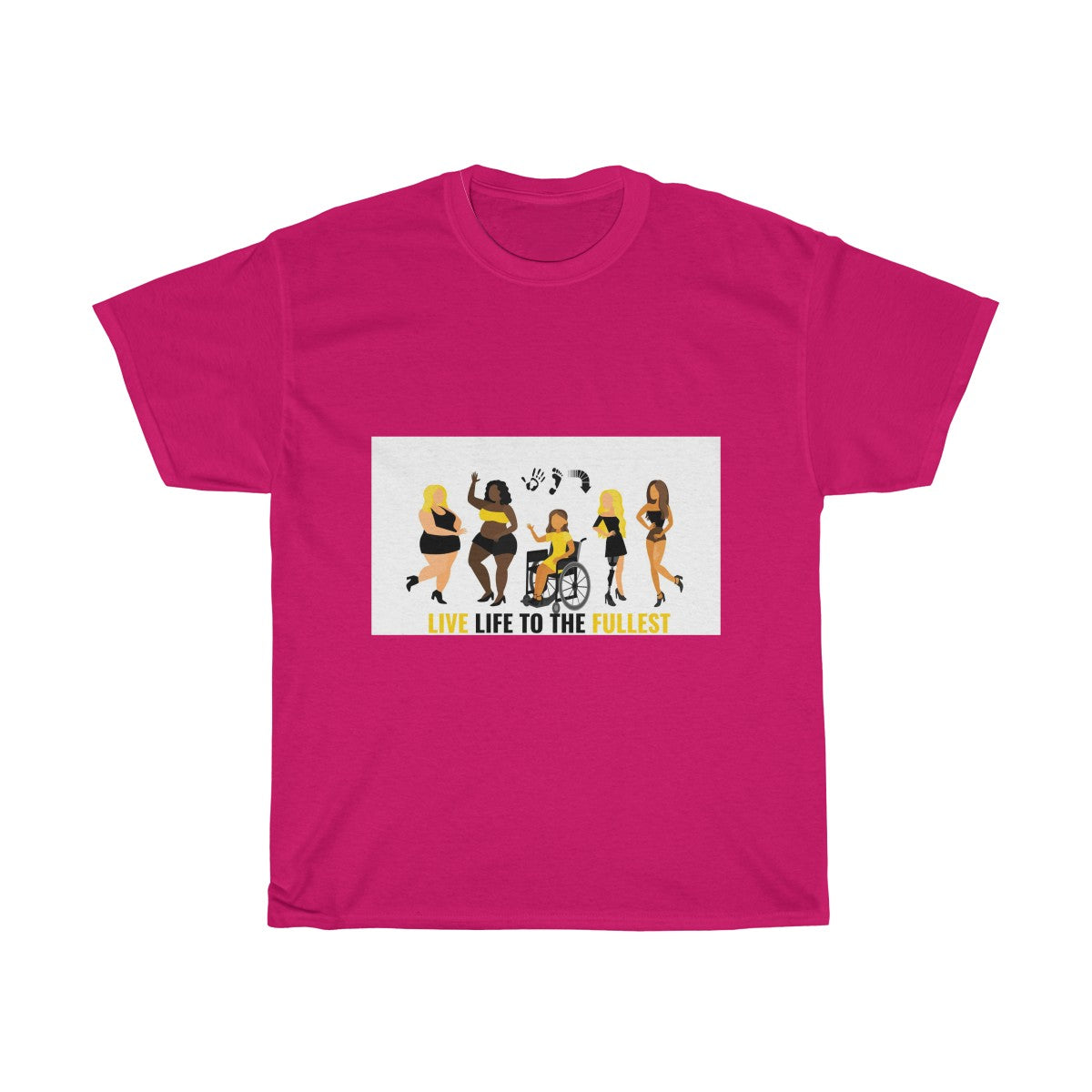 Five Toes Down Live Life Unisex Tee