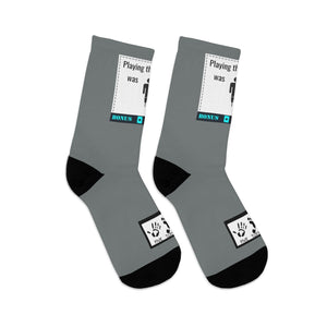 Five Toes Down My Card Socks