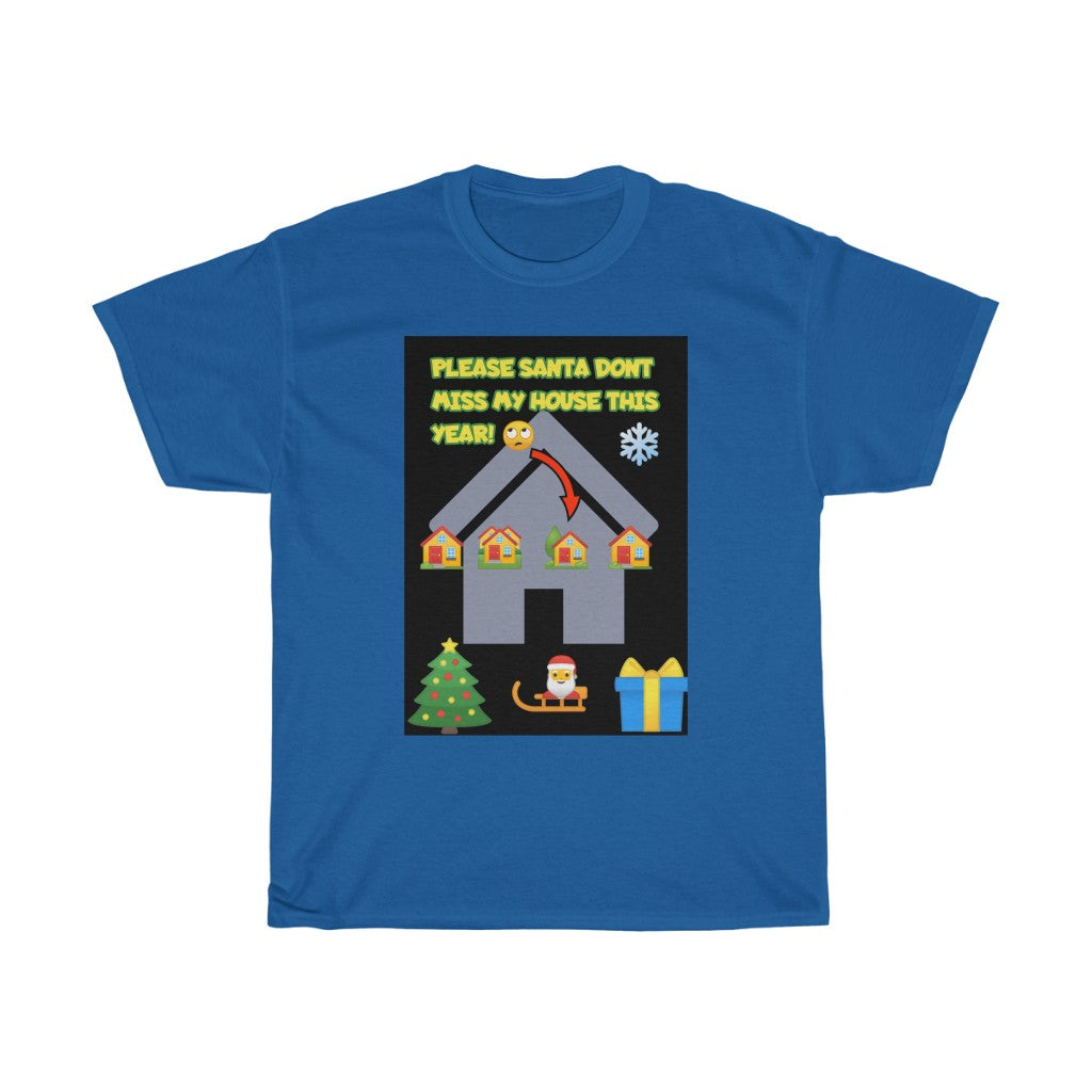 Five Toes Down My House Christmas Unisex Tee
