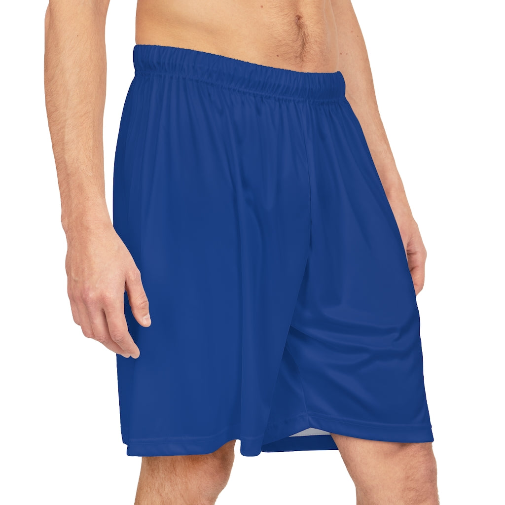 Five Toes Down Basketball Shorts Blue