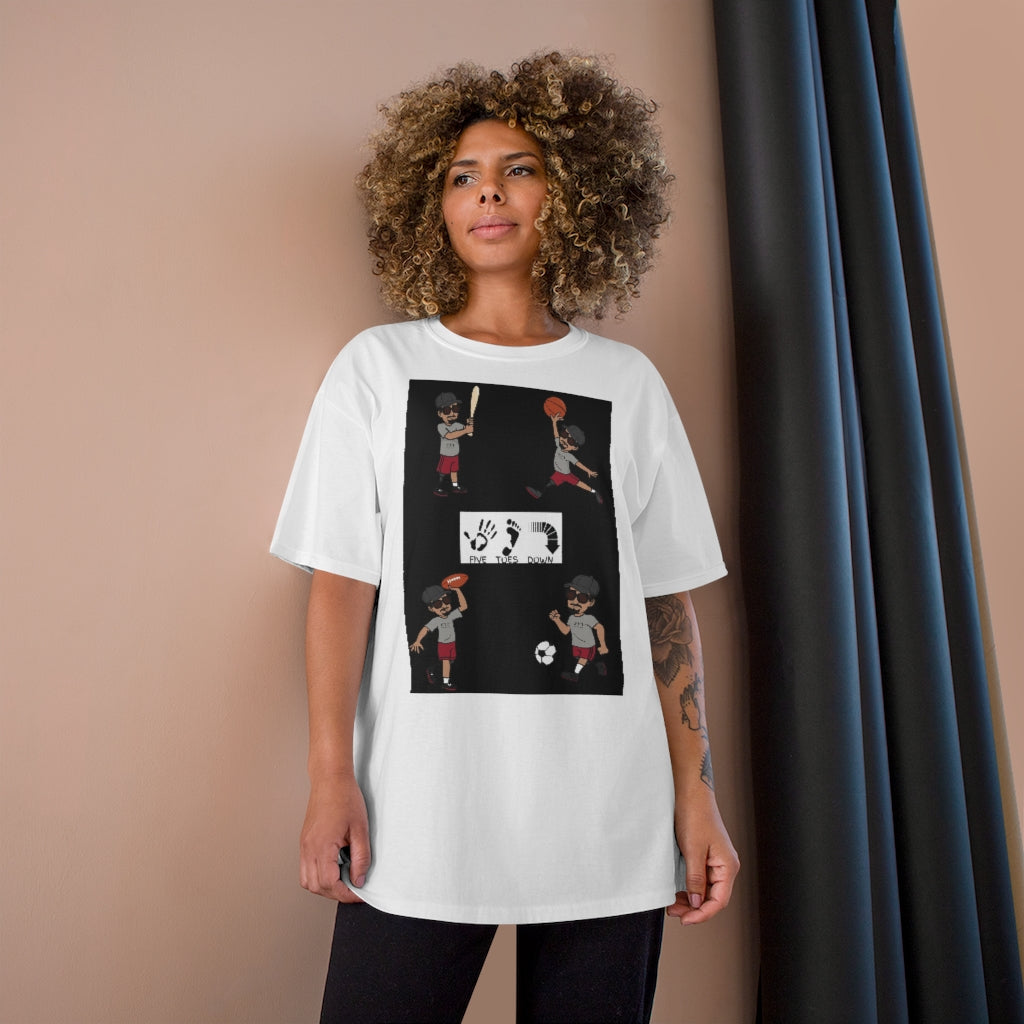 Five Toes Down Henry the Amputee Champion T-Shirt Sports