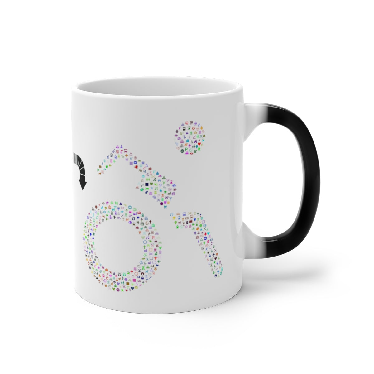 Five Toes Down Still Rolling Color Changing Mug