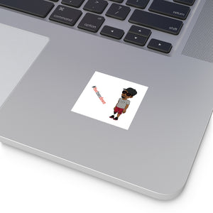 Five Toes Down Square Sticker