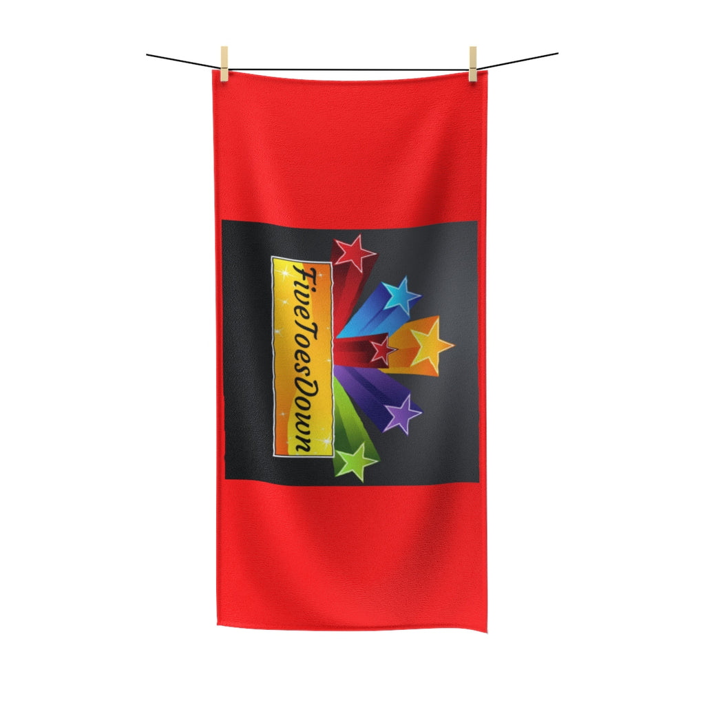 Five Toes Down Star Polycotton Towel