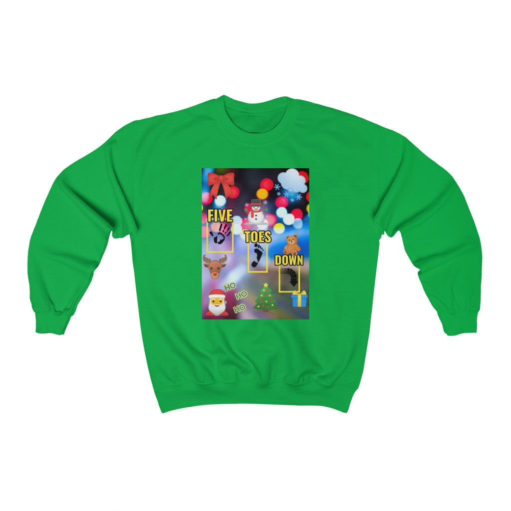 Five Toes Down Logo Christmas Unisex Heavy Blend Sweatshirt