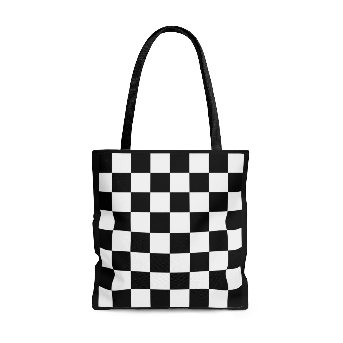 Five Toes Down Checker Tote Bag