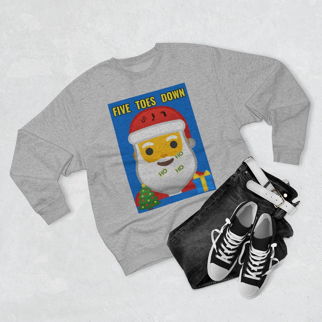 Five Toes Down Santa Unisex Sweatshirt