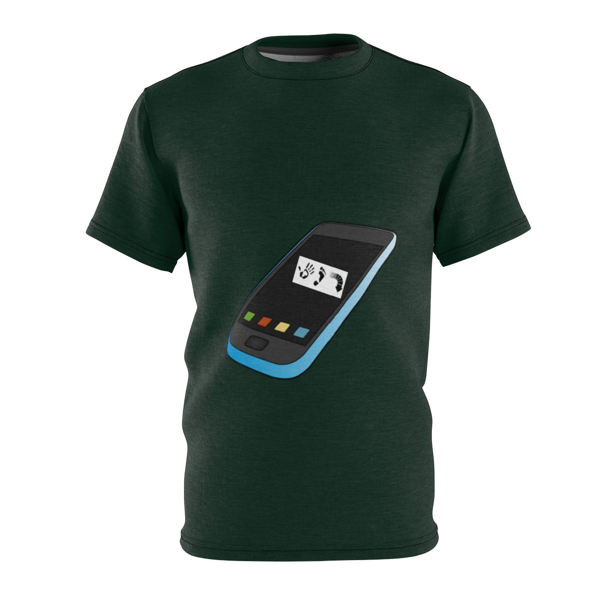 Five Toes Down Cellphone Unisex Cut & Sew Tee
