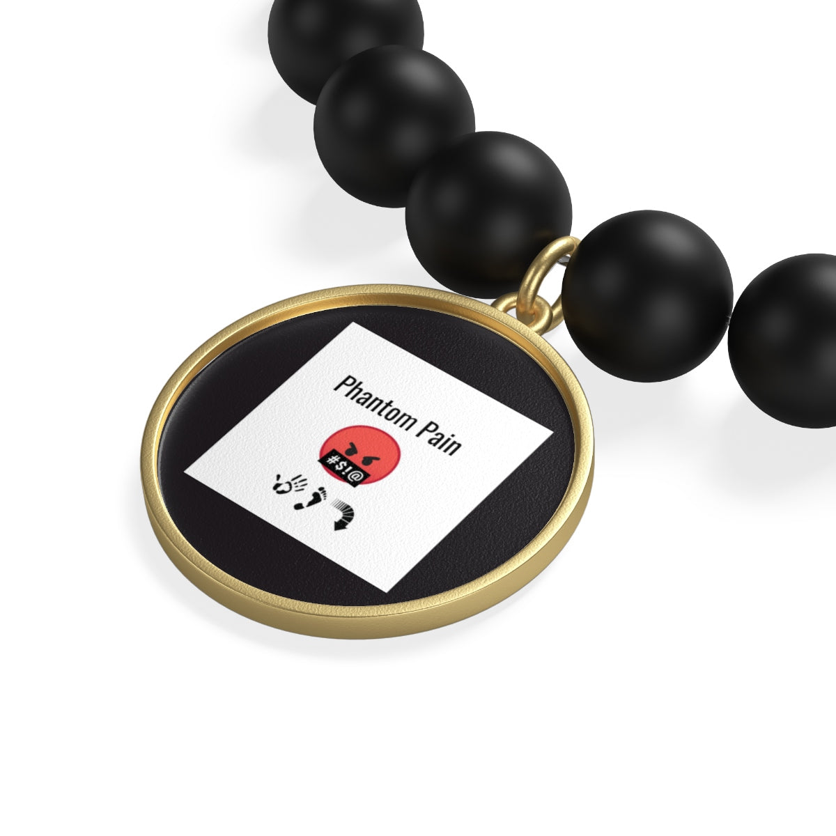 Five Toes Down Phantom Matte Onyx Bracelet