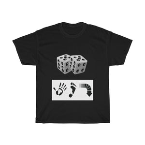 Five Toes Down Dice Unisex Tee